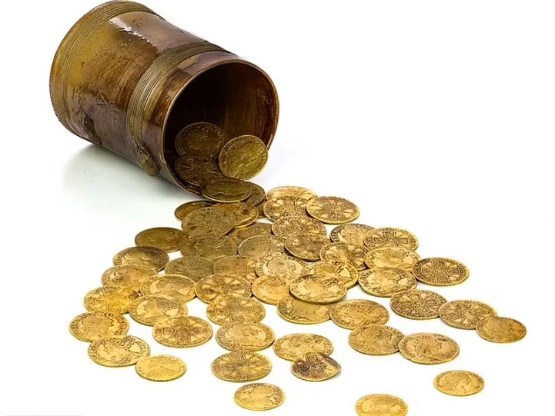 They've Struck Gold! Fortunate Couple Unearth 264 Gold Coins Dating Back to the Reign of King James I Hidden Beneath Their Kitchen Floor, Raking in £754,000 at Auction